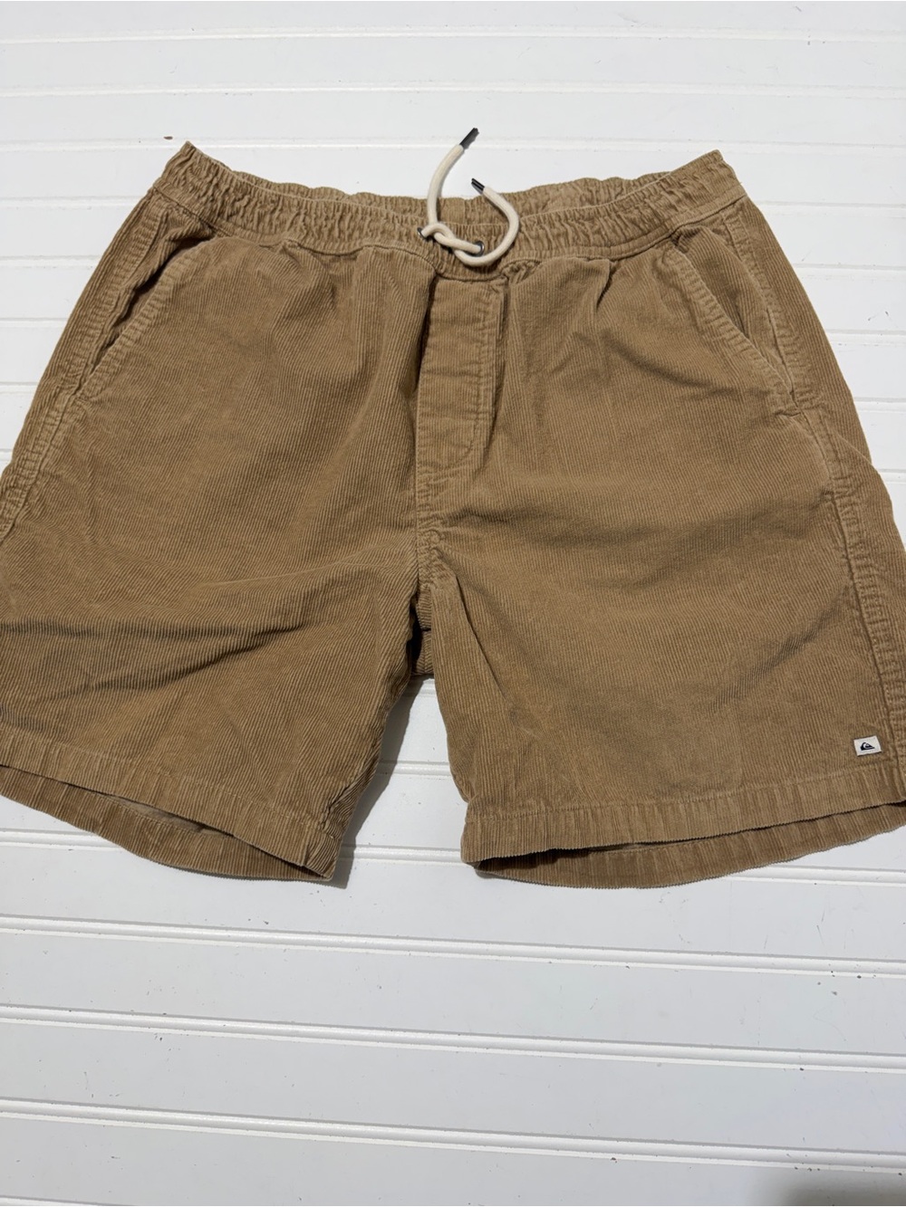 Quiksilver Men's Corduroy Drawstring Shorts - Brown